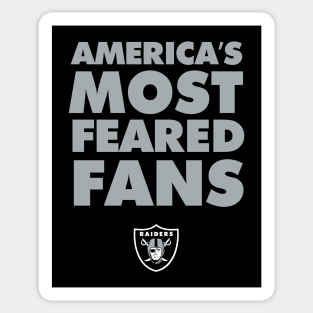 America FEARS Raider Nation! Sticker